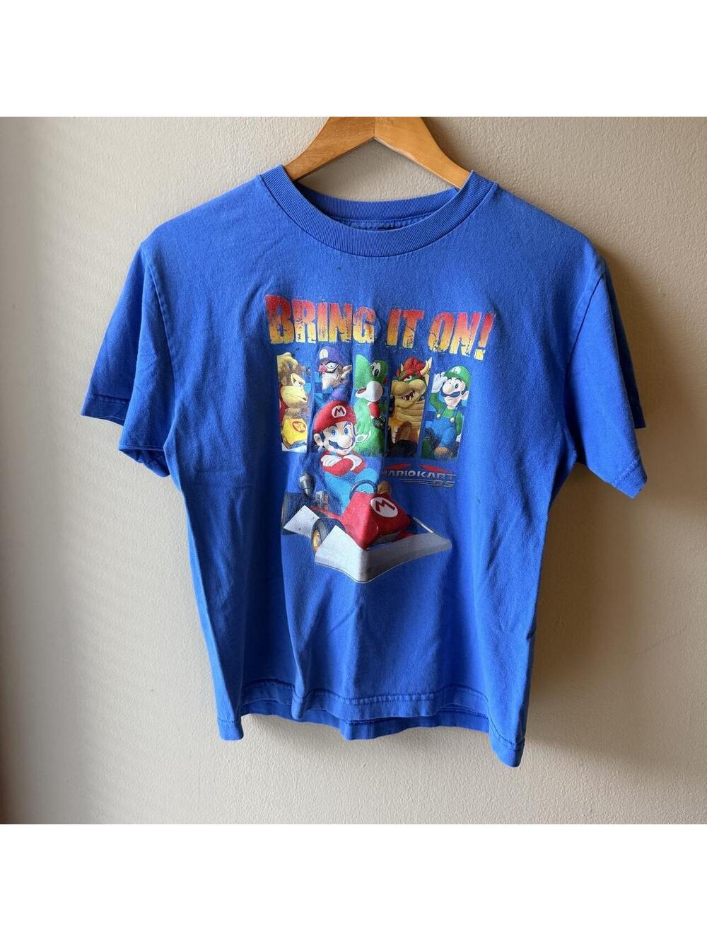 Vintage Y2K Mario Kart DS Bring It On Nintendo Graphic Tee